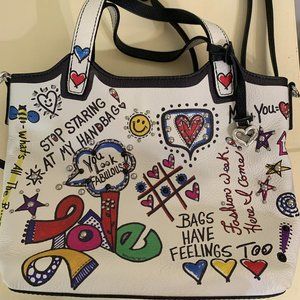 Brighton Fashionista Handbag Love Graffiti Tom Clancy Art Heart